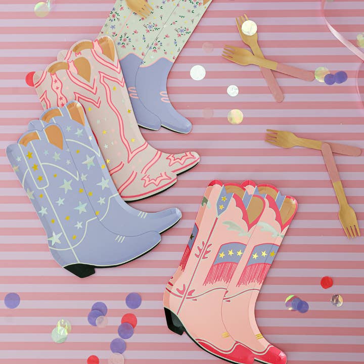 Jollity & Co. + Daydream Society - Wholesale Disposable plate - Pony Tales Large "Boot" Plates1