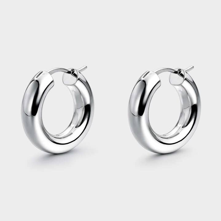 Anéis em negrito de prata 6x20mm por atacado de Itemporality