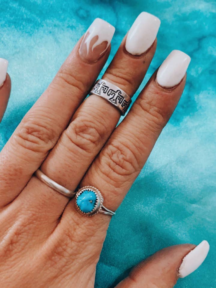 Anillo de Nudillo Thunderbird para venta al por mayor de Diamond Basin Design Co.