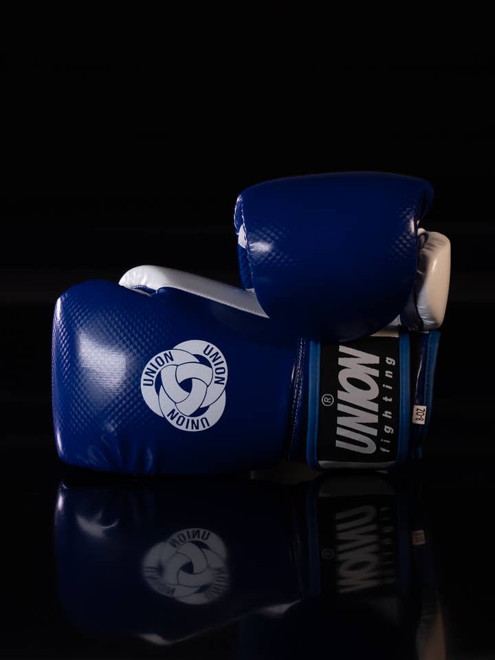 Kids UNION fighting gloves 8oz blue for wholesale by UNION fighting