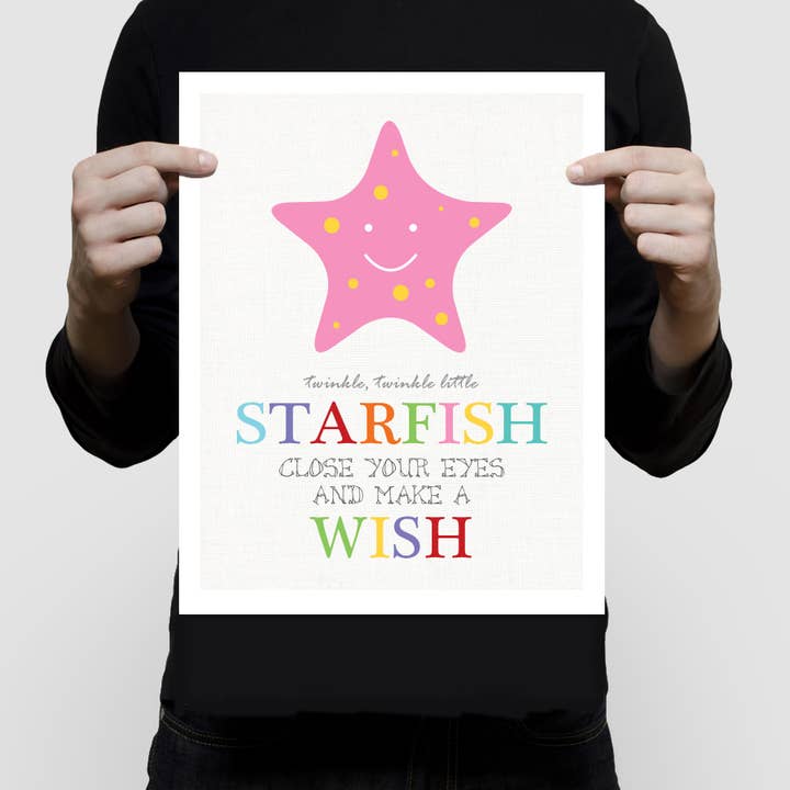 Creative Monsoon - Wholesale Art Print - Kids & Baby - Twinkle Little Starfish Print2