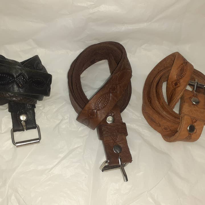 Thin boy's belt for wholesale by Hecho a mano