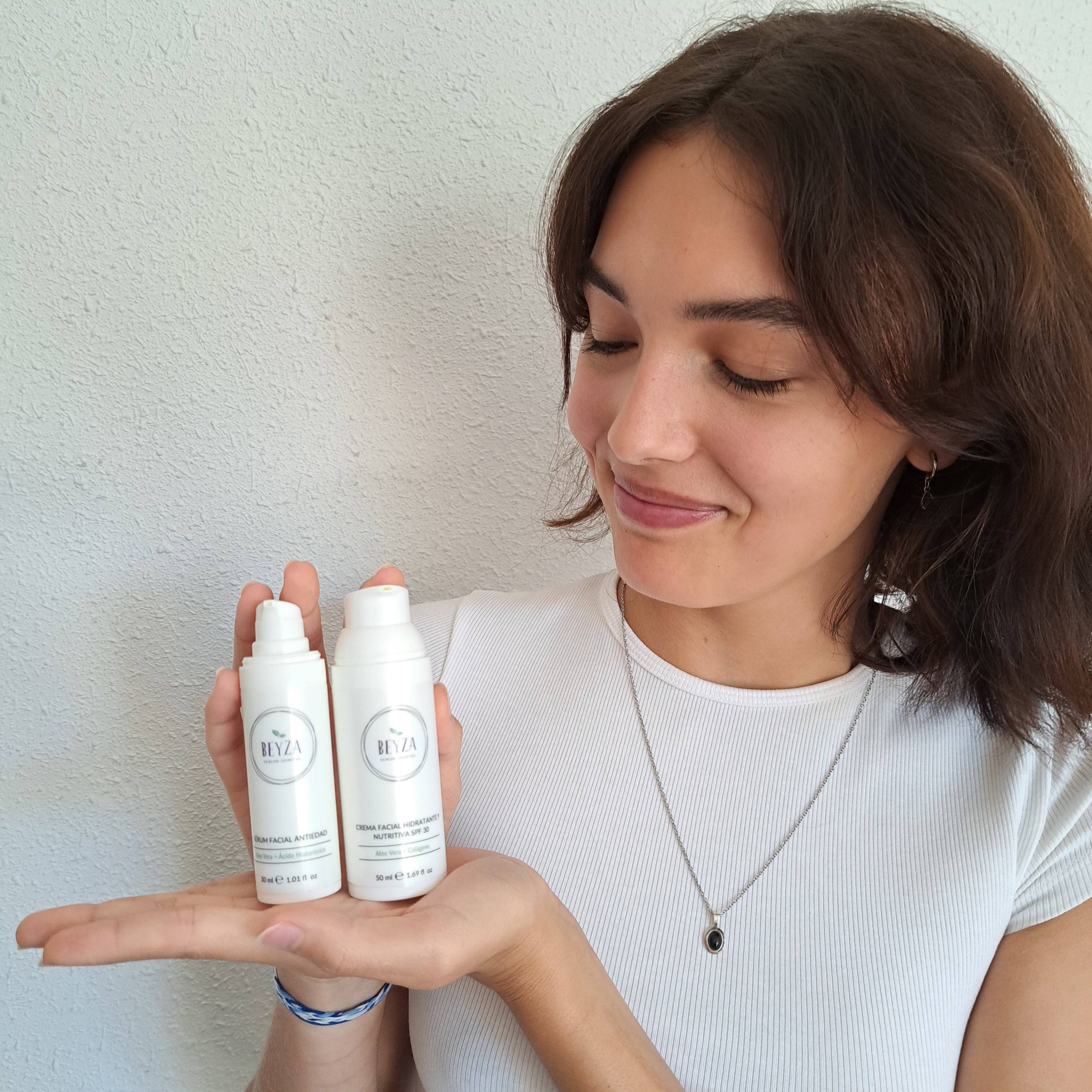 Beyza - Wholesale Facial Care Set/Kit - Anti-Aging Serum Pack 30 ml + Face Cream SPF 30 - 50 ml5