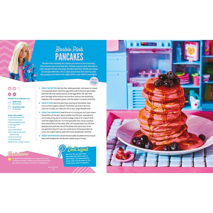 Simon & Schuster - Wholesale Cookbooks & Food - Barbie: Cooking with Besties: 35+ Recipes Kids Can Make! by Mattel6