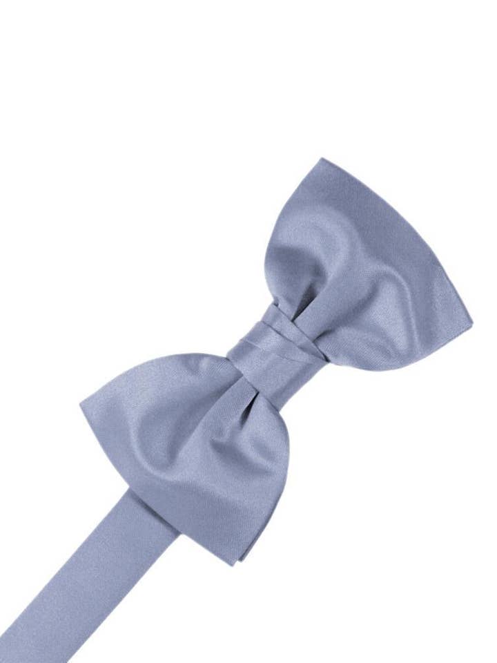 Periwinkle Luxury Satin Bow Tie for wholesale by Cardi International