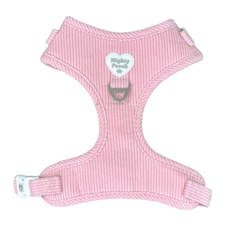 Harnais ajustable en velours côtelé - Bubblegum pour la vente par Mighty Pooch