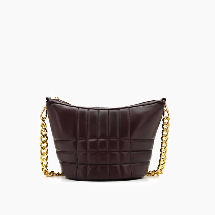 Eleni Quilted Crossbody Top Handle Bag Classic Everyday Tote for wholesale by Like Dreams