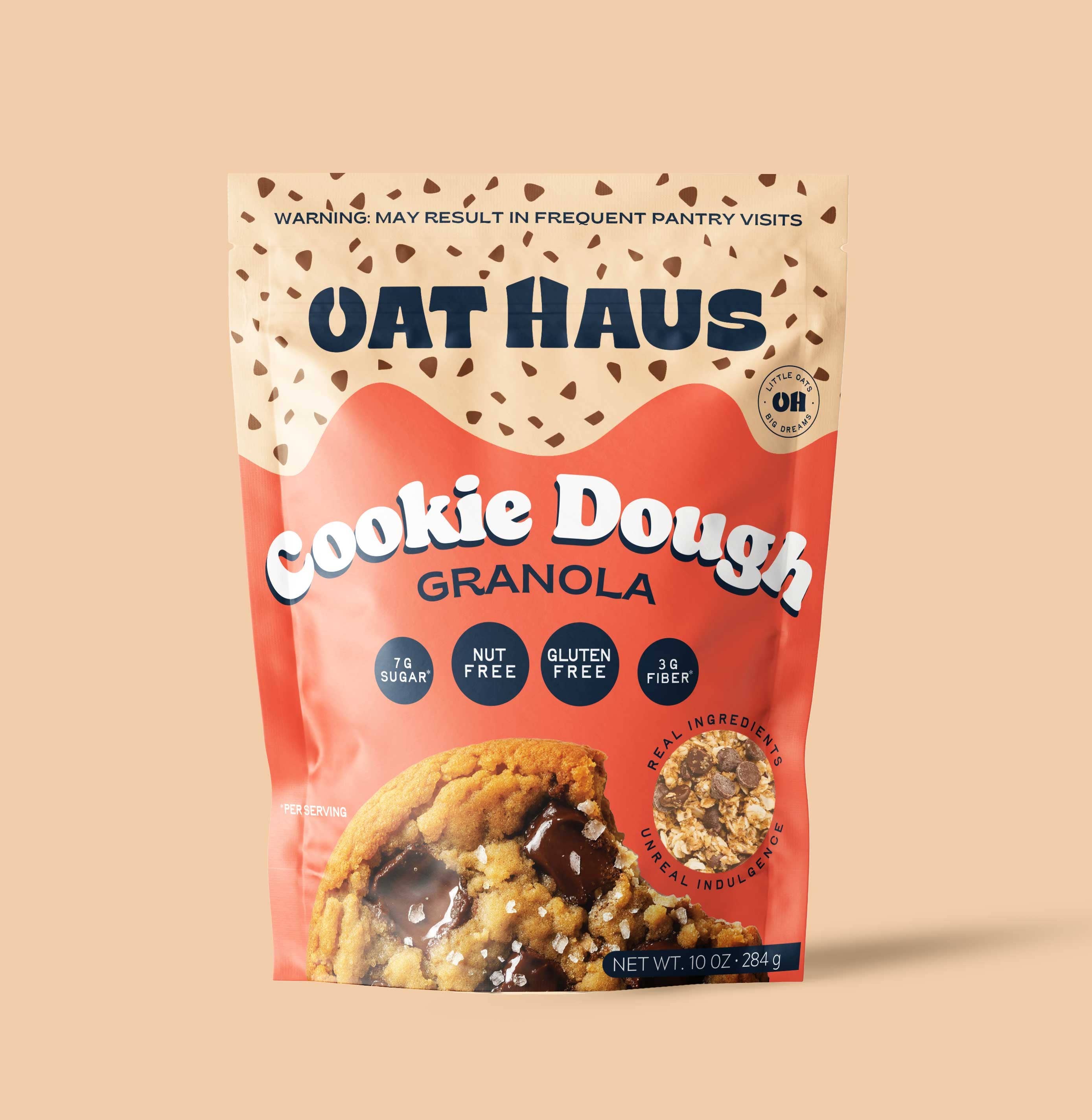 Oat Haus - Vente Granolas - Granola Pâte à Biscuits - Lot de 6 x 10 oz (283,5 g)