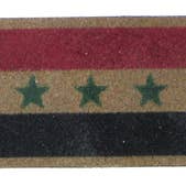 Iraq Leather Flag for wholesale by Military Patches & Pins