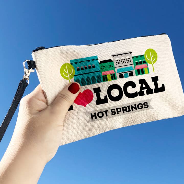 Personlig stadspåse med dragkedja - Handla lokal namndroppsdesign för wholesale av Rock Scissor Paper