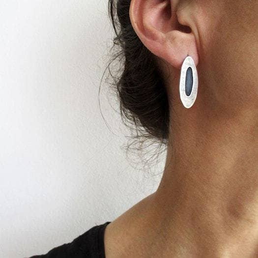 Kimya Joyas - Wholesale Dangle Earrings - Organic Silver Dangle Earrings1