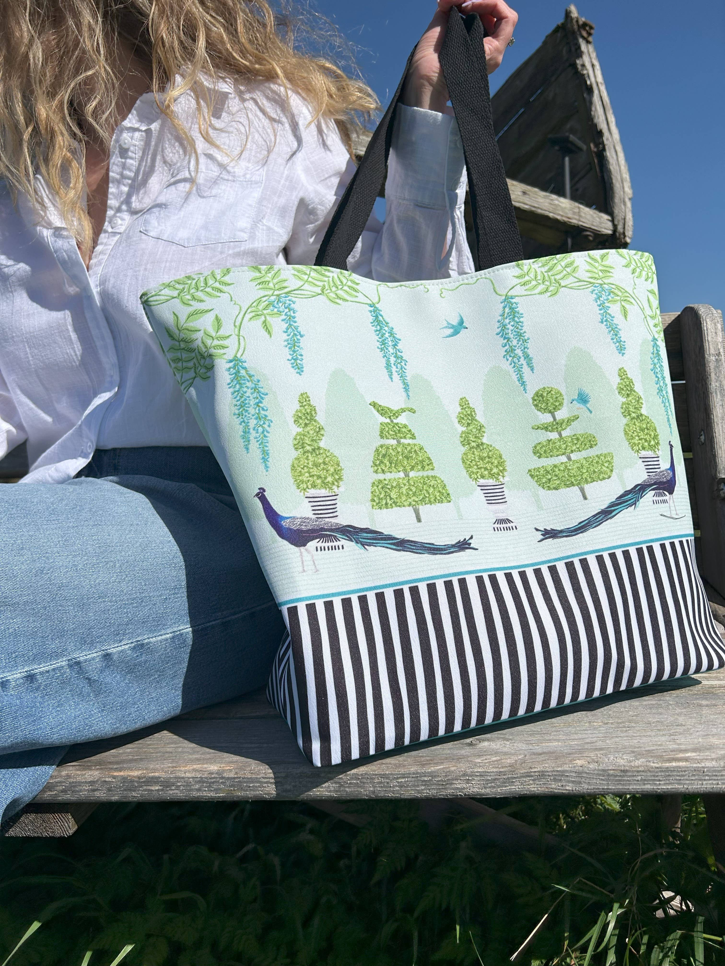 Temple Island Collection Ltd – wholesale Tote bag – Women's – Formal Garden Shopper Bag1