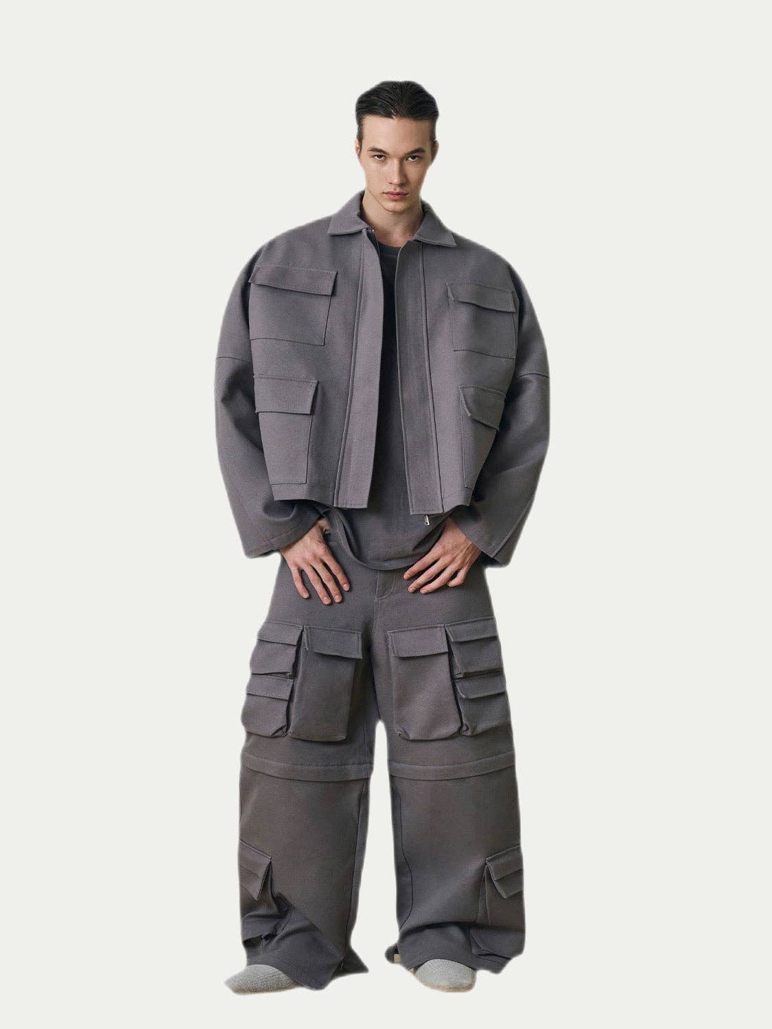 Vanida Dang - Wholesale Top & Pant Set (NOT Loungewear) - Men's - OVERSIZED MULTI POCKES CARGO SET