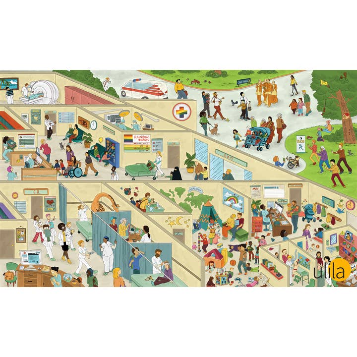 ulila Verlag - Wholesale Preschool Book (3-5) - >Mimi's Colorful World< Search-and-Find Book I Picture Book I Ages 2 and up2