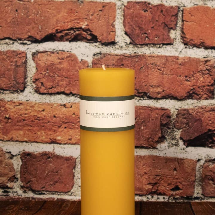 Beelite Candles - Wholesale Pillar Candle - Round 100% Beeswax Pillars6