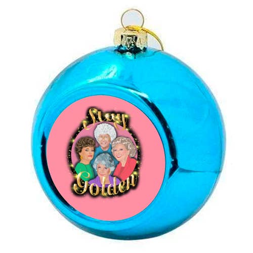 ART WOW - Wholesale Ornament - Christmas Baubles 'Golden Gals'1