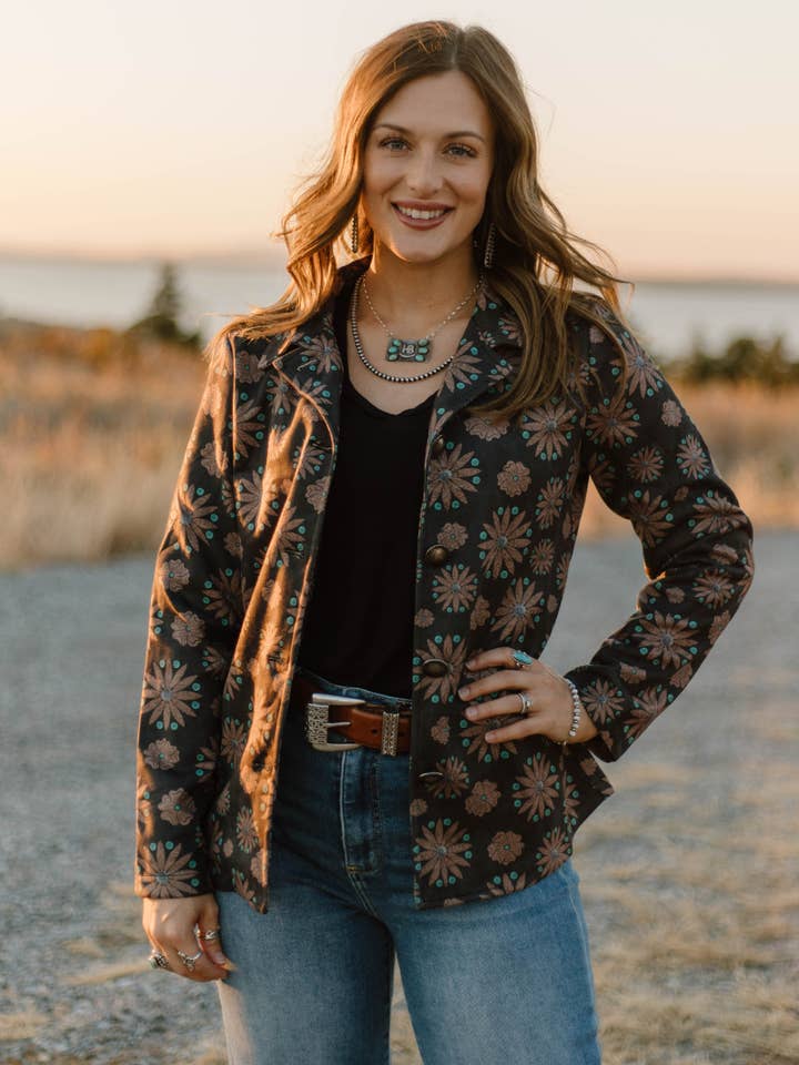 Sterling Kreek - Wholesale Blazer - Women's - The Western Bloom Blazer1