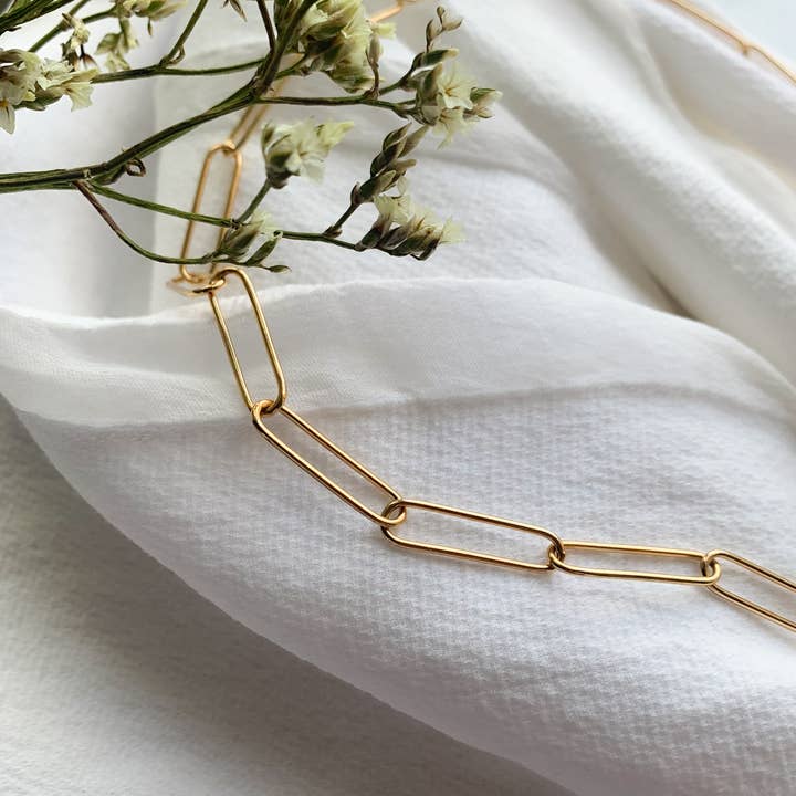 Sophie Deschamps Bijoux - Wholesale Link & Chain Necklace - ELYSÉE CHAIN NECKLACE (CCHPA3)