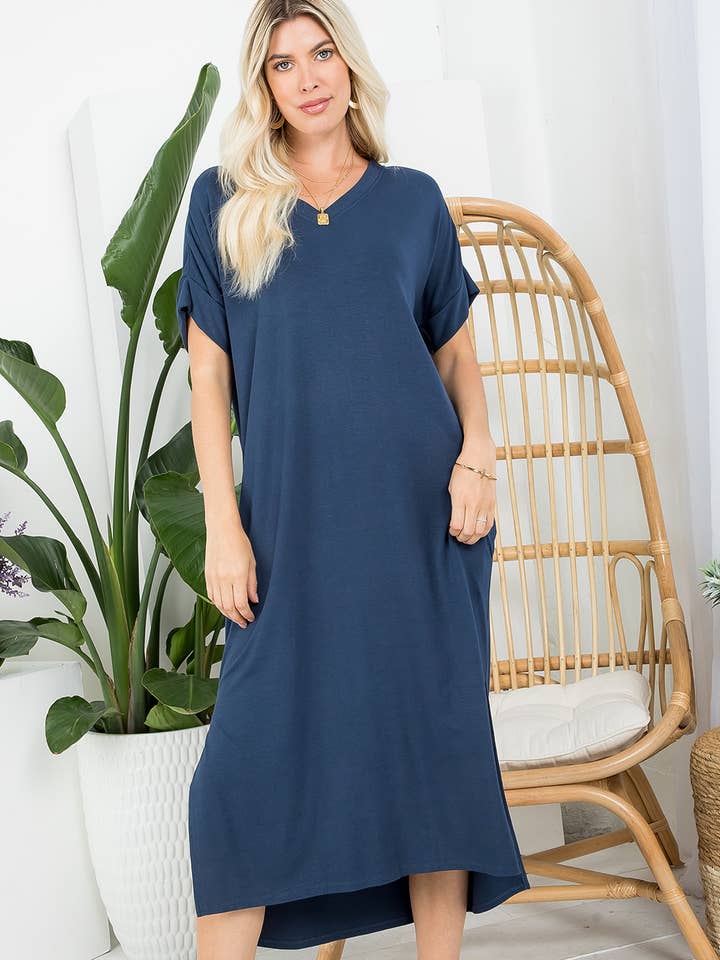 CASUAL MIDI WEEKEND DRESS for wholesale by Sweet Lovely by Jen