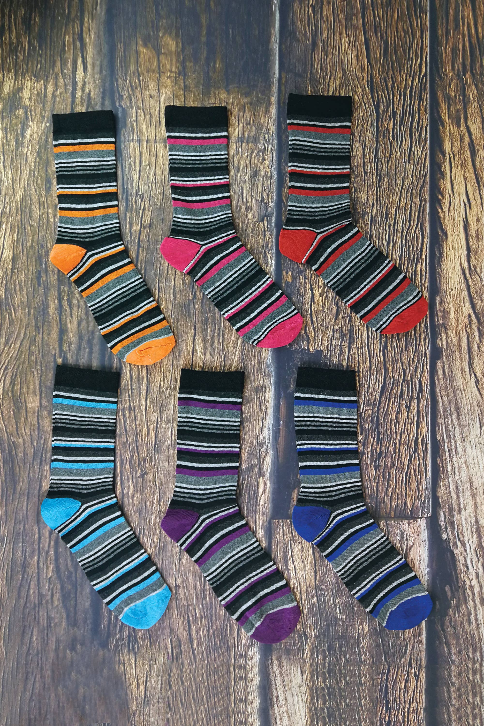 Pontivia Commerce – wholesale Socks – Men's – 6 pairs mens formal patterned coloured dress cotton socks4