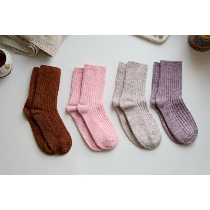 Happy Knits - Wholesale Socks - Women's - Women’s Classic Wool Crew Socks – Cosy Snug Winter Fit9