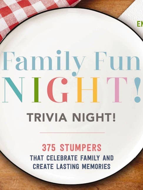 Family Fun Night: Trivia Night Placemats for wholesale by HarperCollins Focus