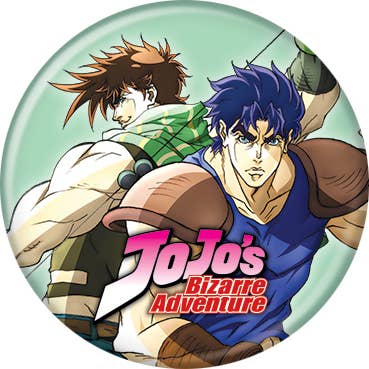 Jojo's Bizarre Adventure Jonathan and Joseph Buttons 1.25" Round for wholesale by Ata-Boy