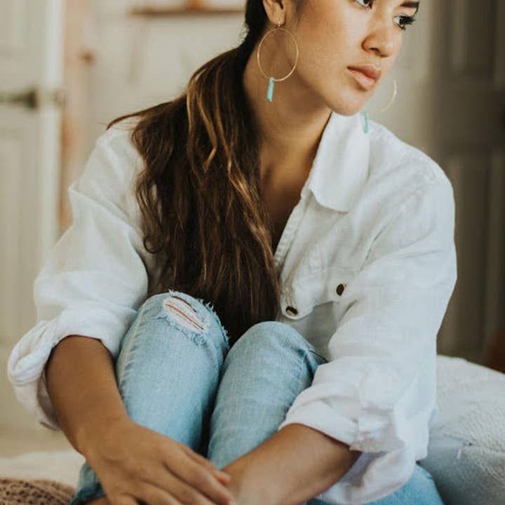 Goldie Jewelry - Wholesale Hoop Earrings - PETITE NATIVE HOOPS1