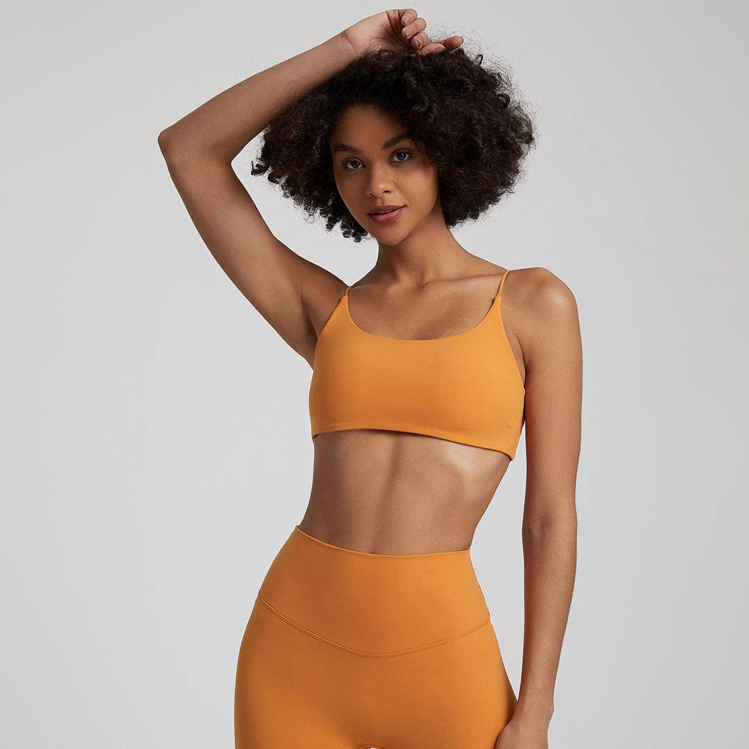 WONDERXFANS - Wholesale Sports Bra - Women's - Thin shoulder strap cross back sports bra4