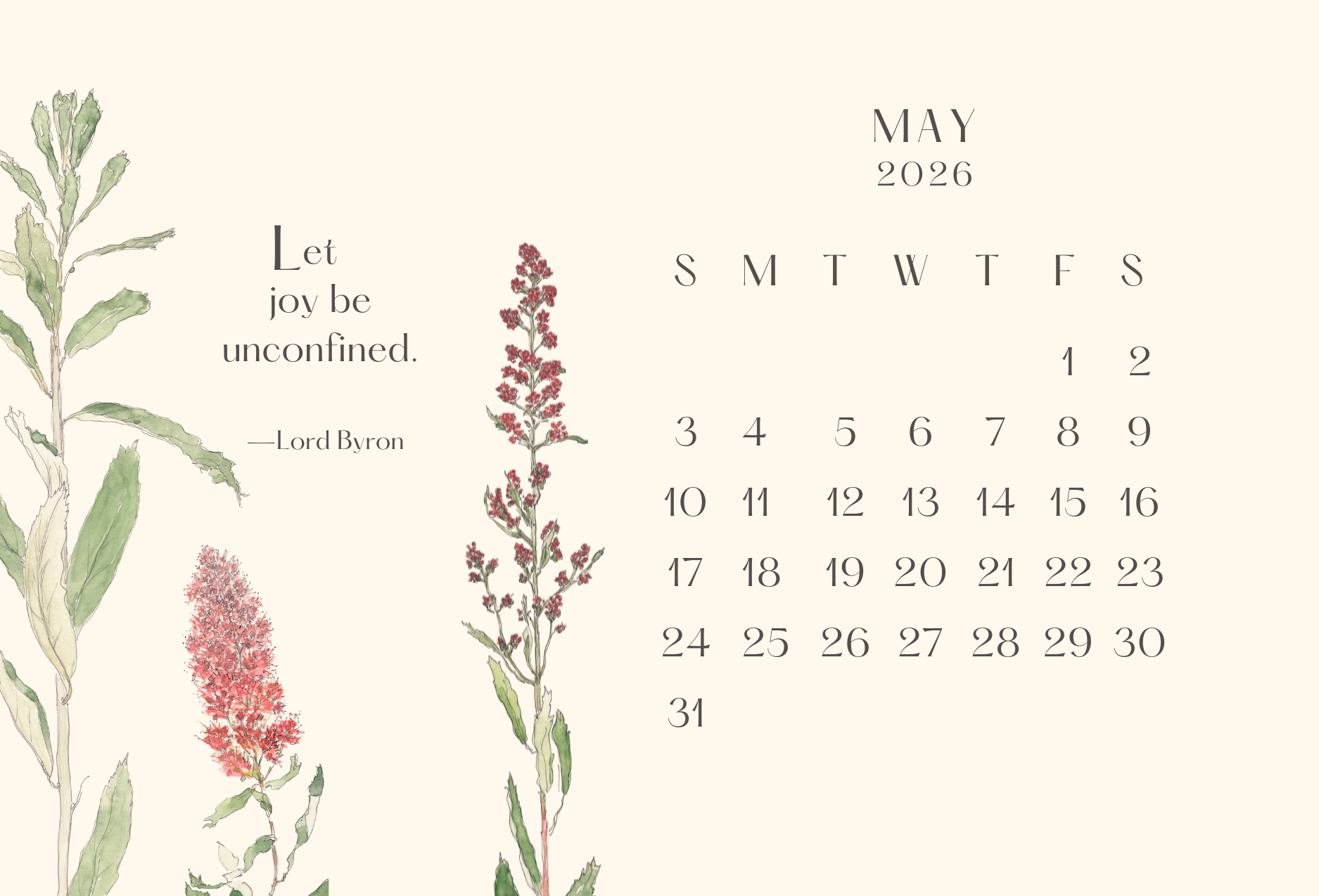 Leafy Lexicon - Wholesale Calendar - Little desktop calendar (with wooden display stand)6