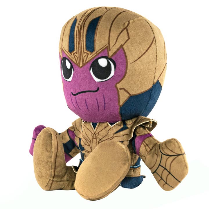 Uncanny Brands - Wholesale Stuffed/Plush Toy - Kids & Baby - Bleacher Creatures Marvel Thanos 8" Kuricha Sitting Plush