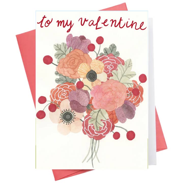 Inkwell Cards - Wholesale Valentine's Day Card - To My Valentine | Love Greeting Card