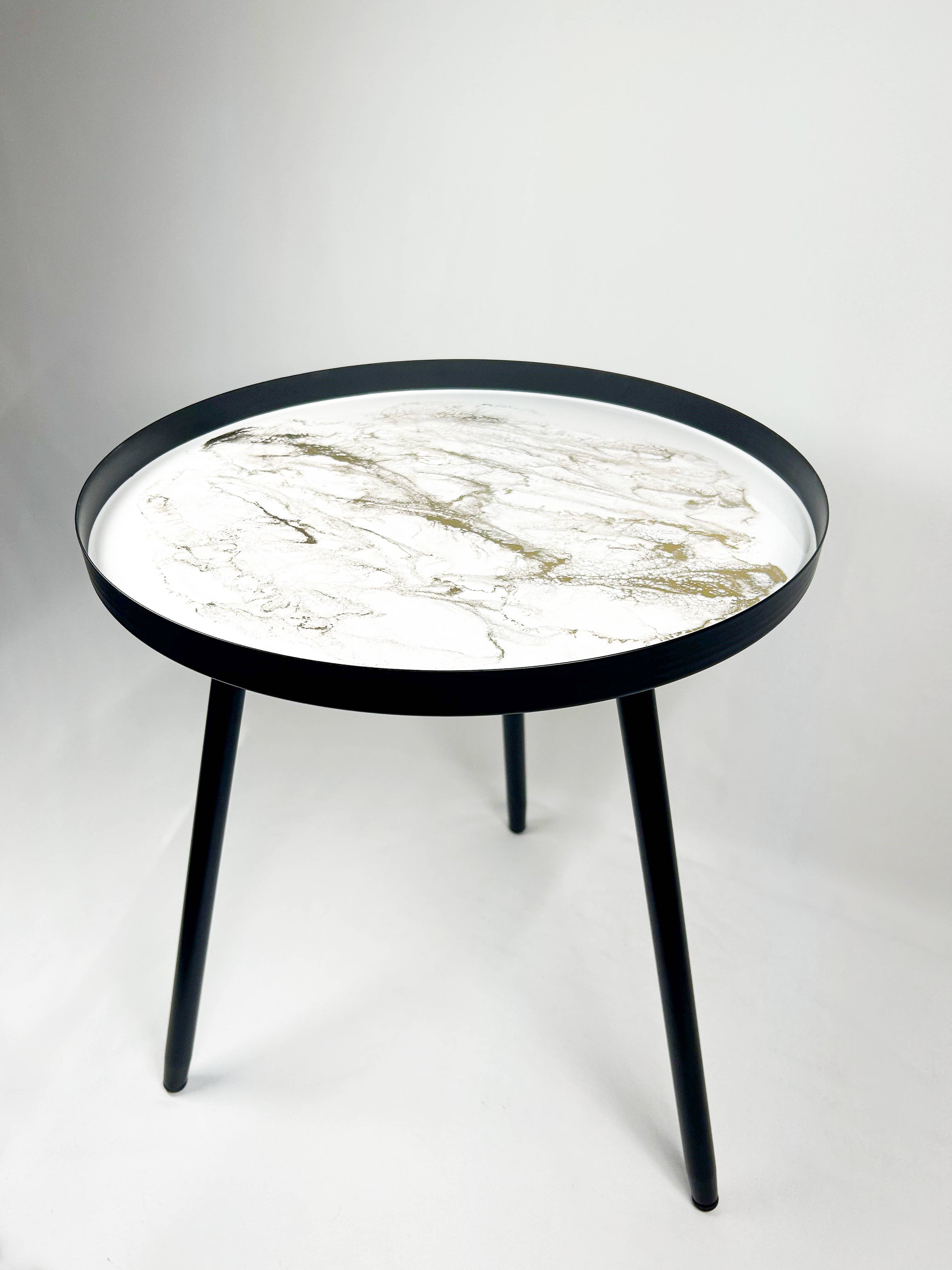 Lynn & Liana Designs - Wholesale Side Table - Resin Accented Side Table - No Tariffs!20
