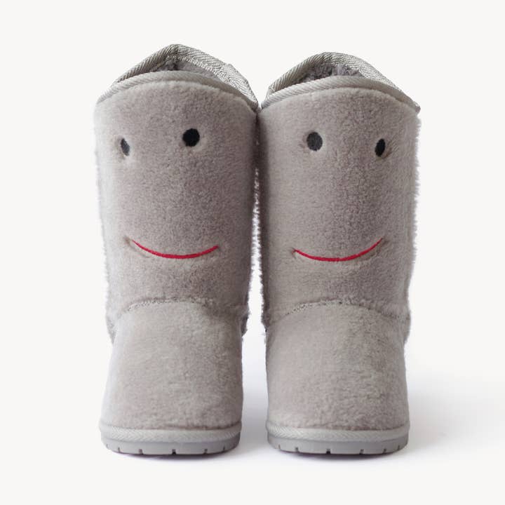 Bottes chaudes d'hiver pour enfants - TROLLY Gray pour la vente par BOXBO