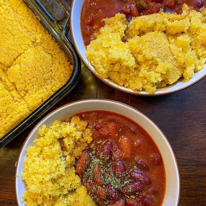 Cotton Creations LLC - Wholesale Cornbread Mix - Vegan Honey Cornbread Mix1
