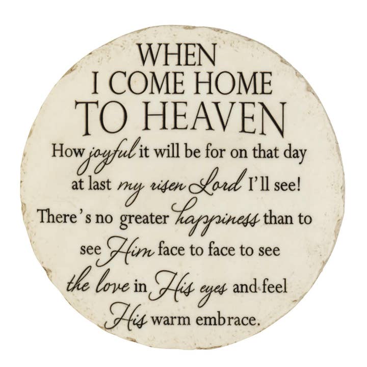 Dicksons - Wholesale Sign - Stepping Stone When I Come Home Resin1