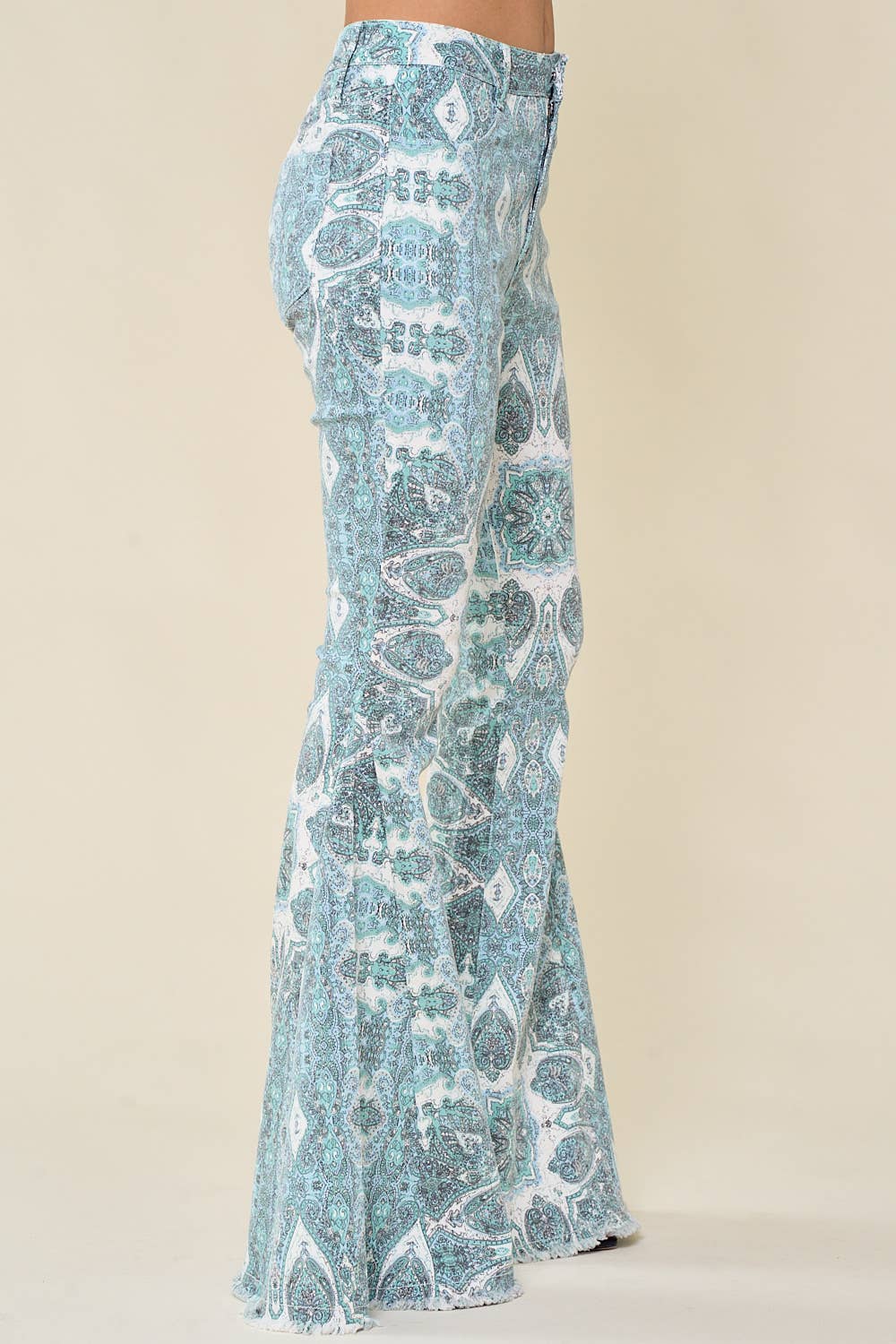 Saints & Hearts - Vendita all'ingrosso Jeans - Donna - Jeans in denim a stampa paisley western fit & flare2