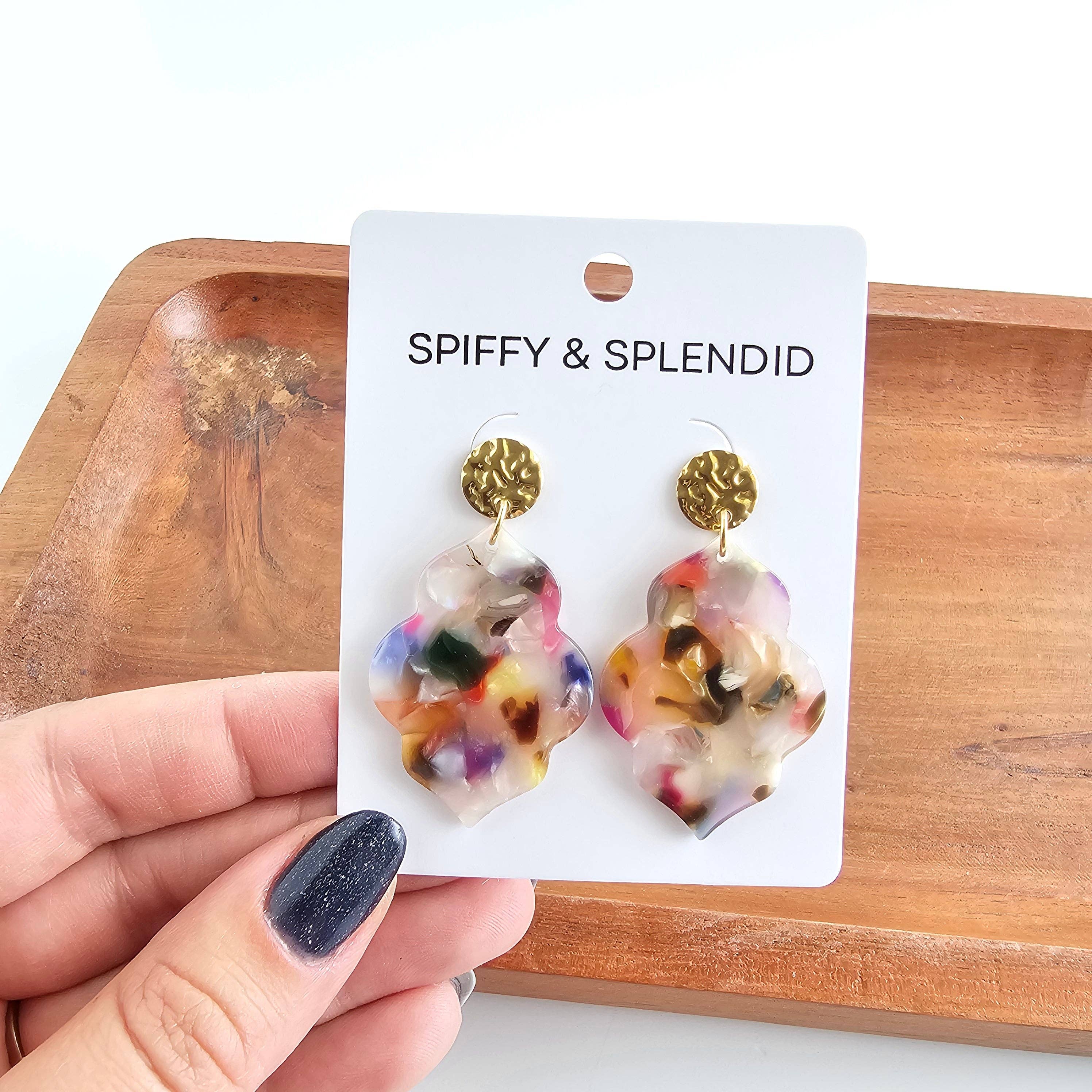 Spiffy & Splendid - Vente Boucles d'oreilles pendantes - Boucles d'oreilles Natalia - Multicolore // Bijoux, Automne10
