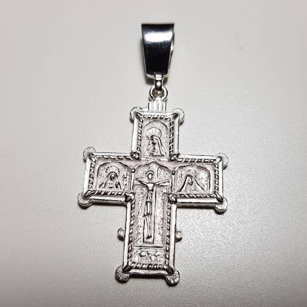 Platasari - Wholesale Wall Cross - Silver cross altarpiece