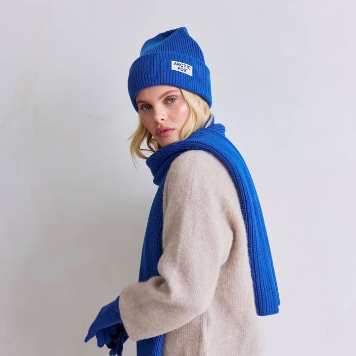 Arctic Fox & Co. - North America - Wholesale Beanie - Women's - Recycled Bottle Beanie - Ocean Blue - FW259