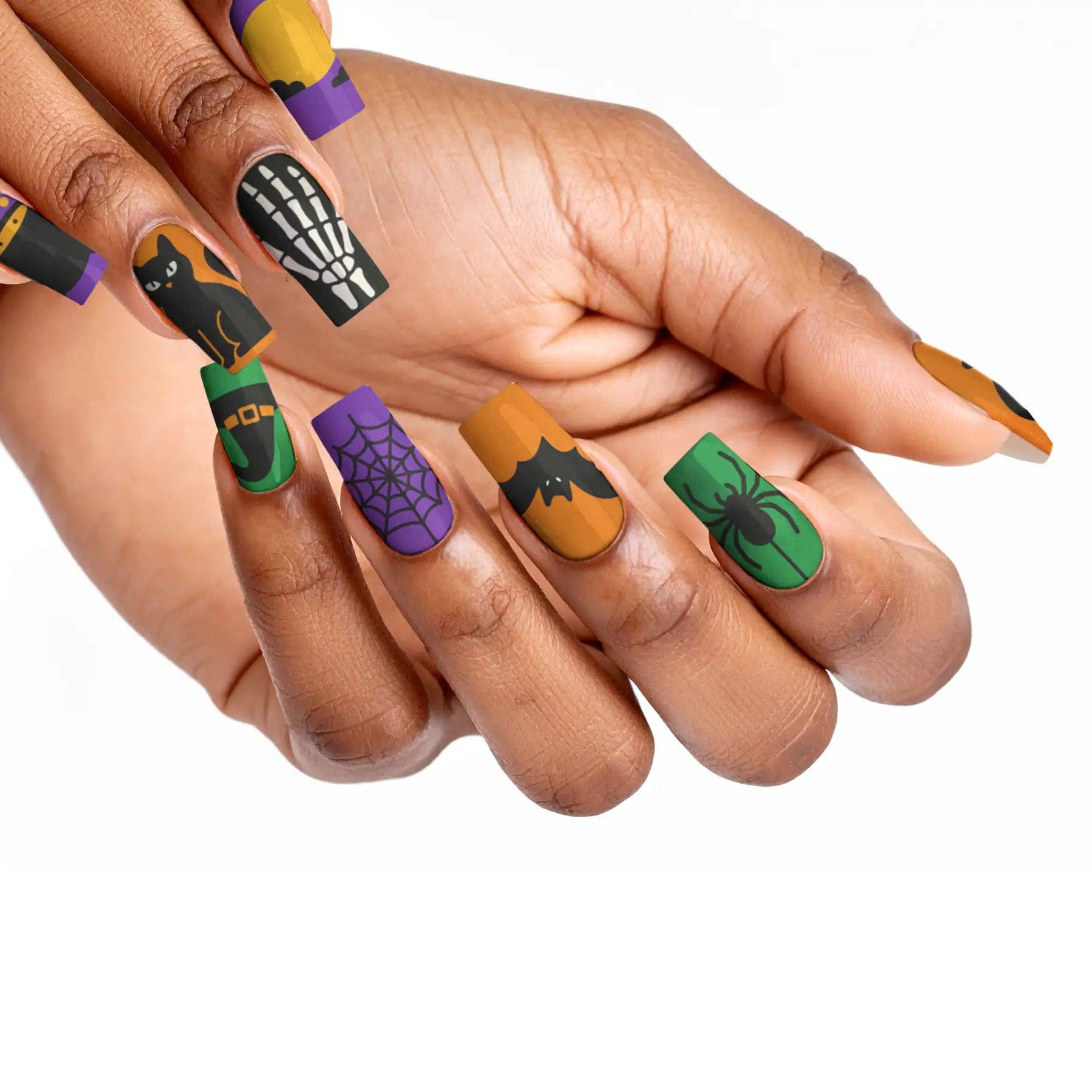 FYNE BODY - Wholesale Press-on/fake nails - Eclipse Enchantment Black Halloween Press-On Nails42