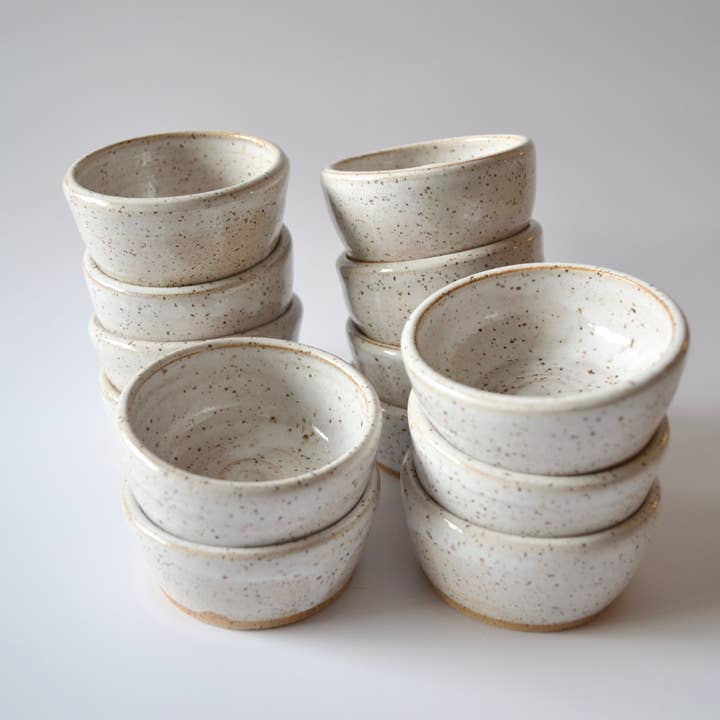Premadasa - Wholesale Condiment/Dip Bowl - Rustic Tiny Pinch Pot | Speckled | Minimalist | Boho | Bohem2