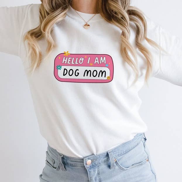 Dog Mom Sweatshirt, Hondensweatshirt, Dog Mom Shirt, Dog Mom ( voor wholesale door Unicorntrendz