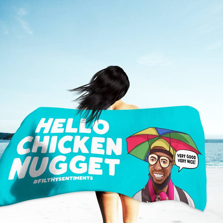 Toalla Hello Chicken Nugget para venta al por mayor de Filthy Sentiments