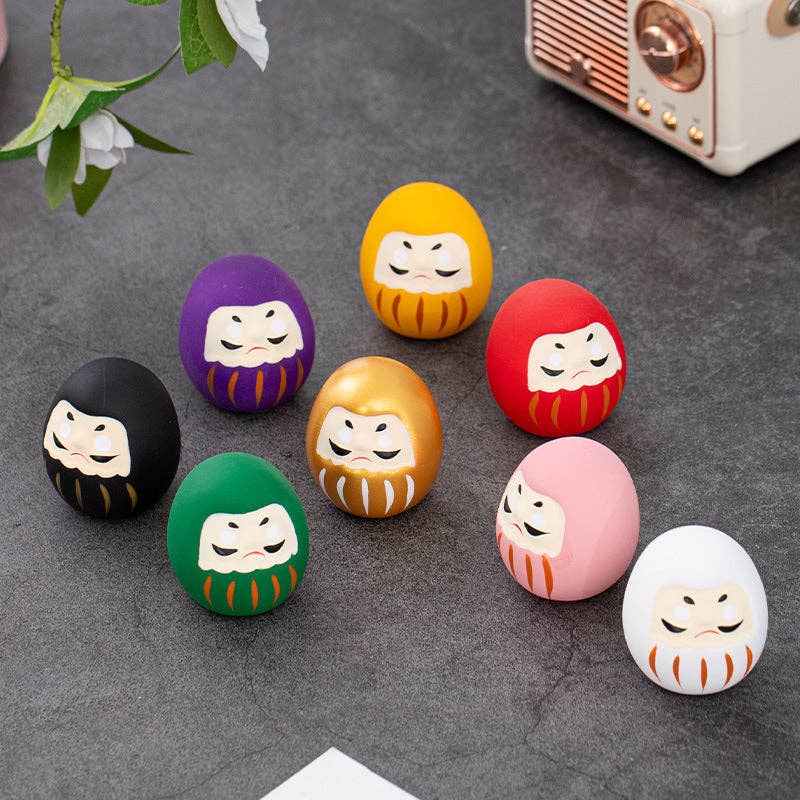 Gohobi （We cover U.S. import duties） - Wholesale Decorative Figurine - Gohobi Colourful Japanese Daruma Ornament14
