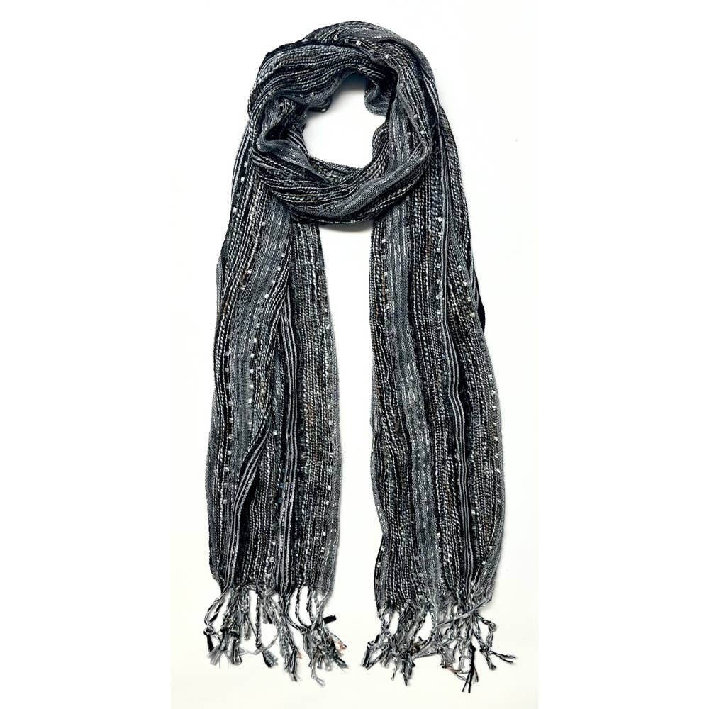 Humble Hilo – wholesale Scarf – Women's – Humble Hilo Multicolored Thread Artisan Scarf70