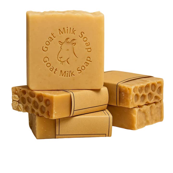 Goat Milk & Honey Oatmeal Dream | Handmade Natural Soap Bar for wholesale by Etti Soap LLC