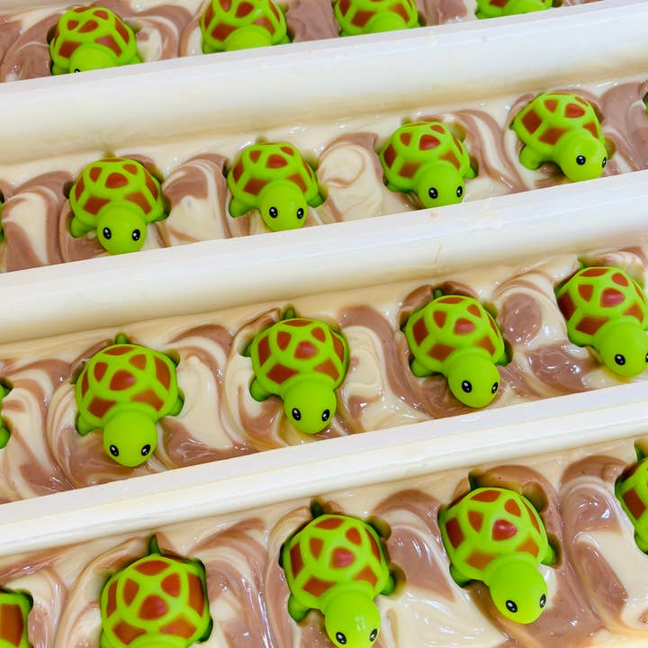 SARATOGA SOAP COMPANY - Wholesale Bar Soap - Turtle Handmade Soap Bar for Kids VEGAN COLD PROCESS8