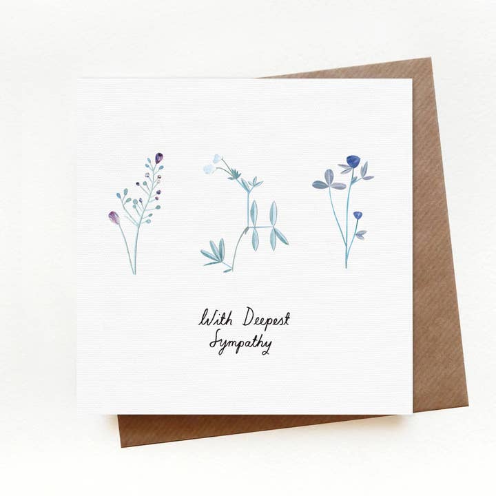 Sympathy Card for wholesale by Paperwhale Cards & Paper Goods