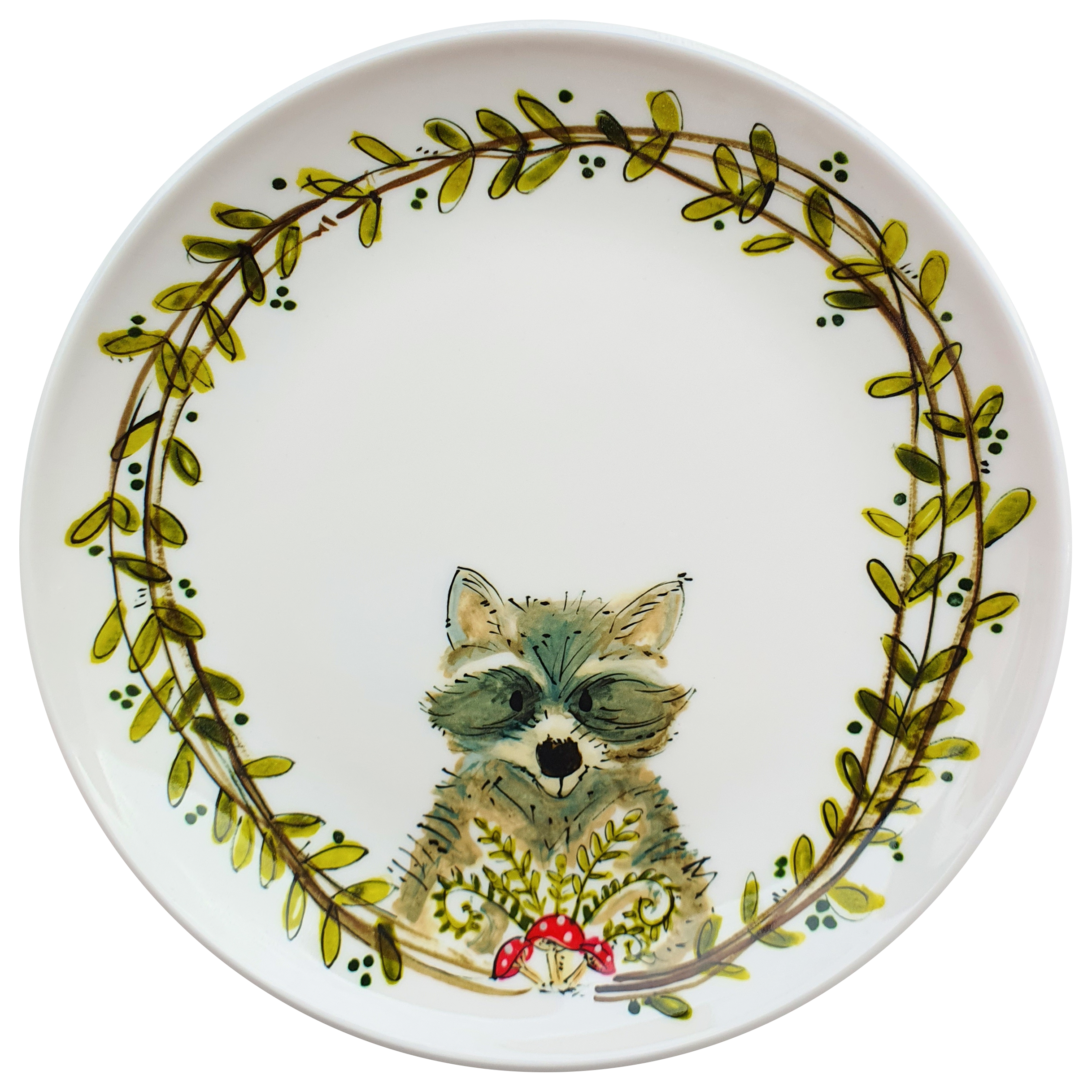 Relish - Wholesale Dinner Plate - Kids & Baby - Cute Melamine Kid's Plate - Woodland Creatures4